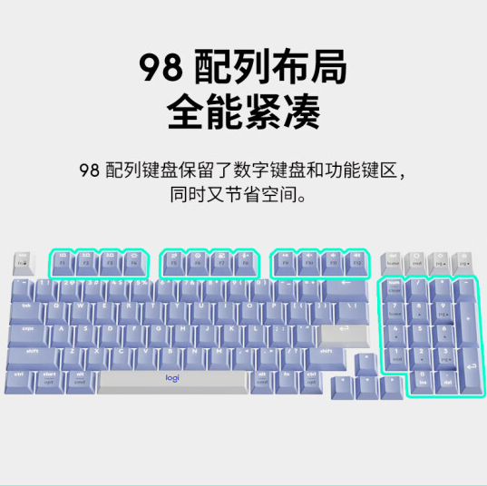 I机械键盘K98M！百度文心一言提供服务AG真人游戏到手499元 罗技推出首款A(图2)